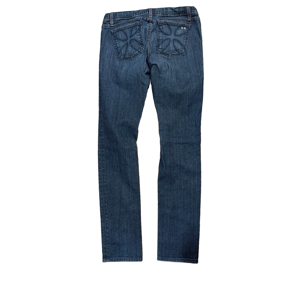 WOMENS HABITUAL BLUE DENIM 4 POCKET "DEEP END" SKINNY JEANS - SIZE 1
